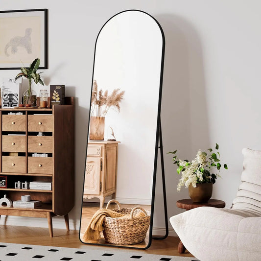 Nordic Full Body Mirror – Espelho de Corpo Inteiro com Moldura em Alumínio