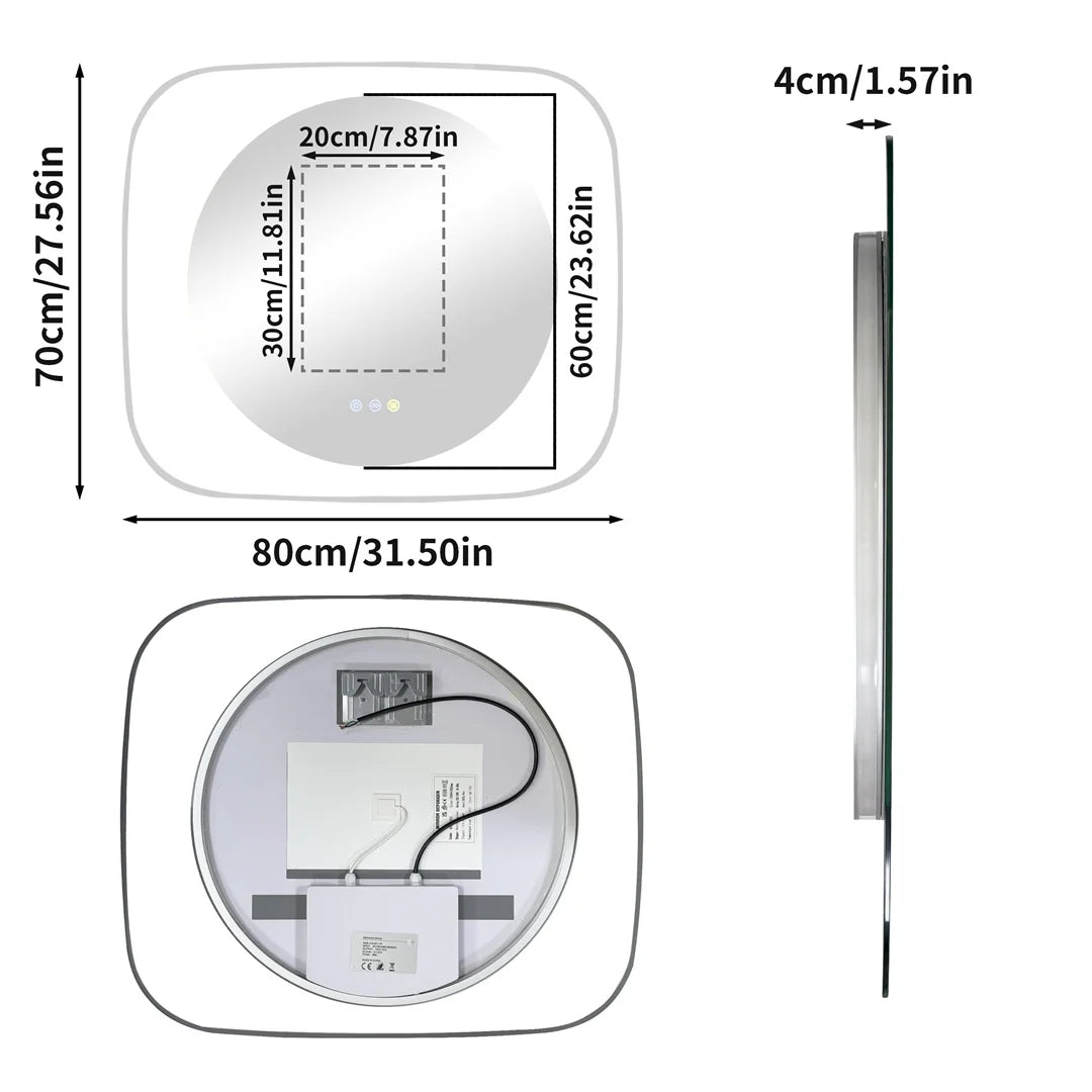 Lumière LED Mirror – Espelho LED de Alta Potência Soft Glow Edition