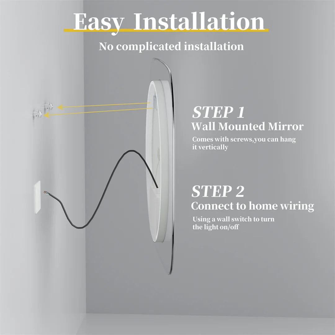 Lumière LED Mirror – Espelho LED de Alta Potência Soft Glow Edition