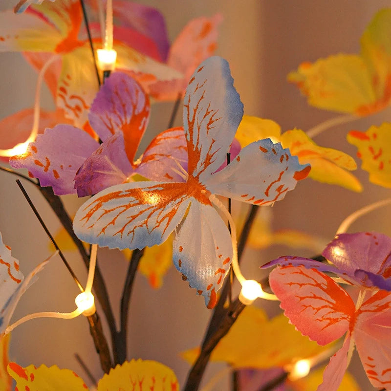 Nordic Glow Tree – Candeão Decorativo LED em Forma de Árvore