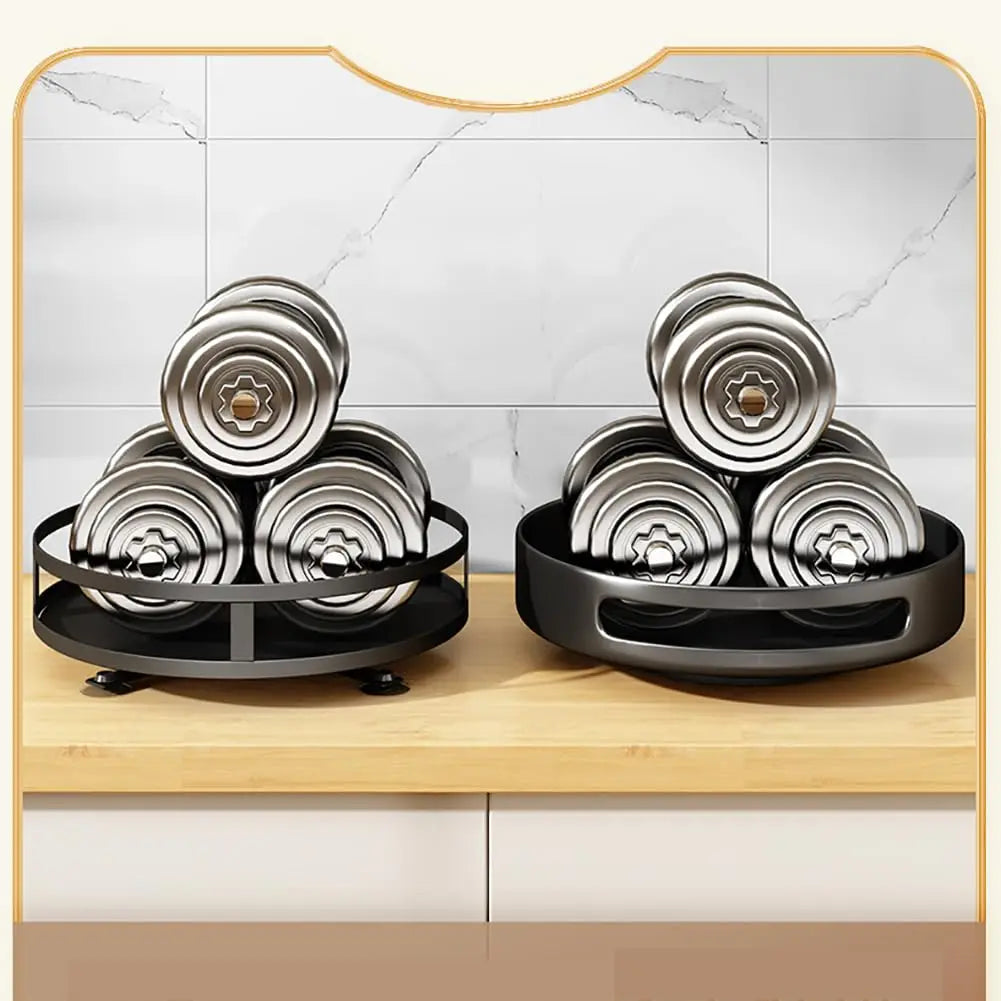 Nordic Spice Organizer – Organizador Girátorio 360° em Aço Carbon