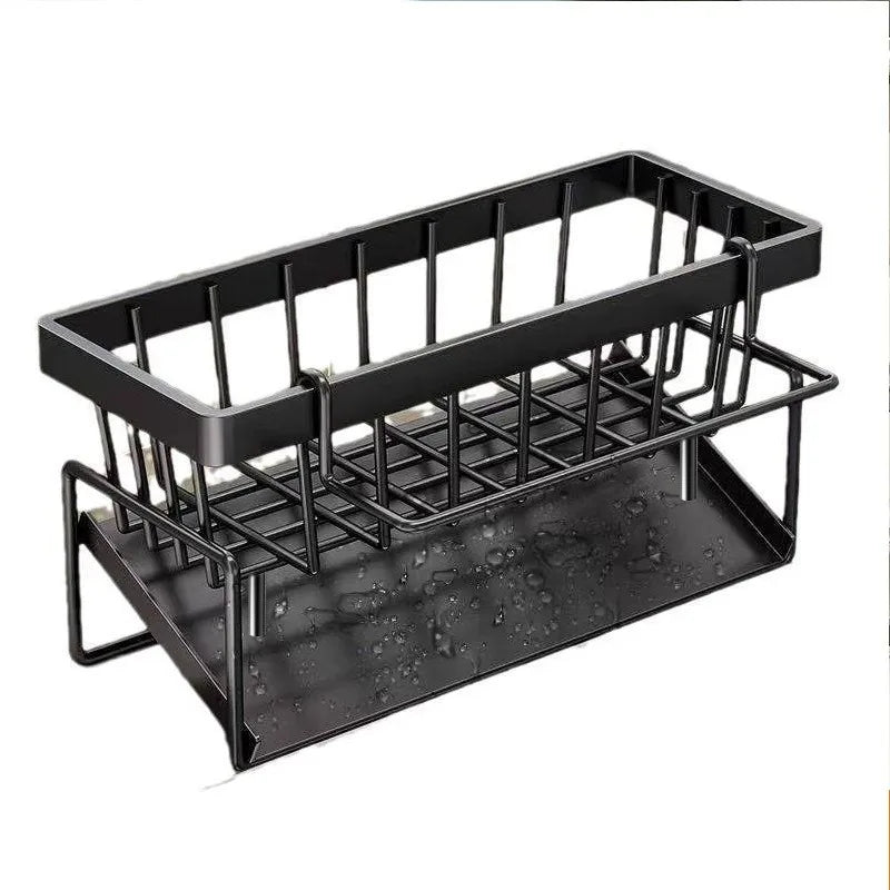 SinkFlow Organizer – Suporte de Esponja e Pano para Lava-Louça